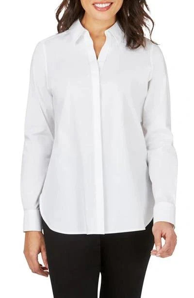 Kylie No Iron Stretch Long Sleeve Shirt I Foxcroft