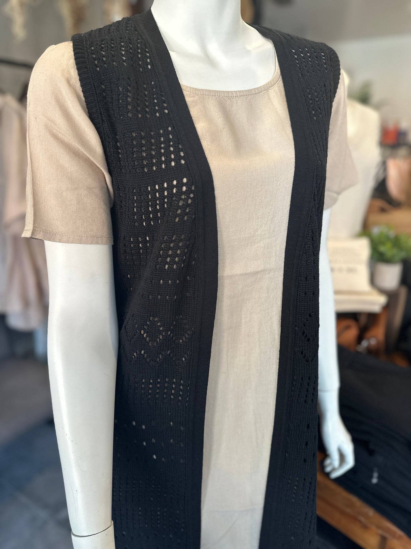 Lola Espeleta Long Knit Vest