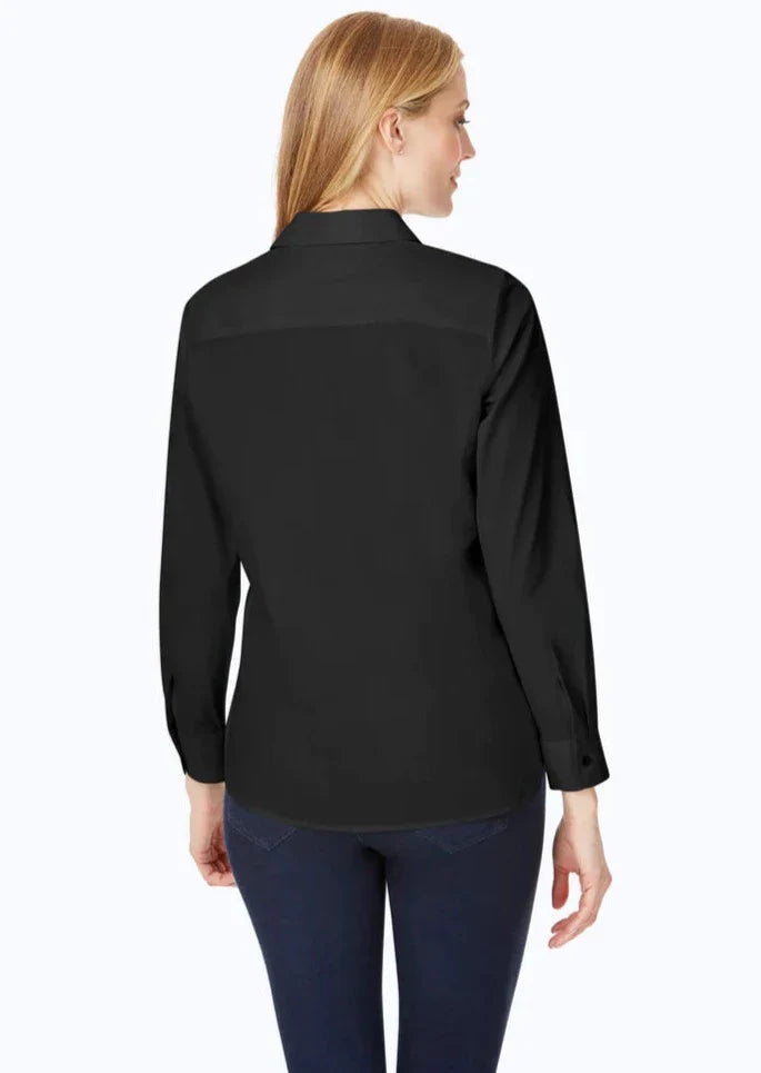 Kylie No Iron Stretch Long Sleeve Shirt I Foxcroft