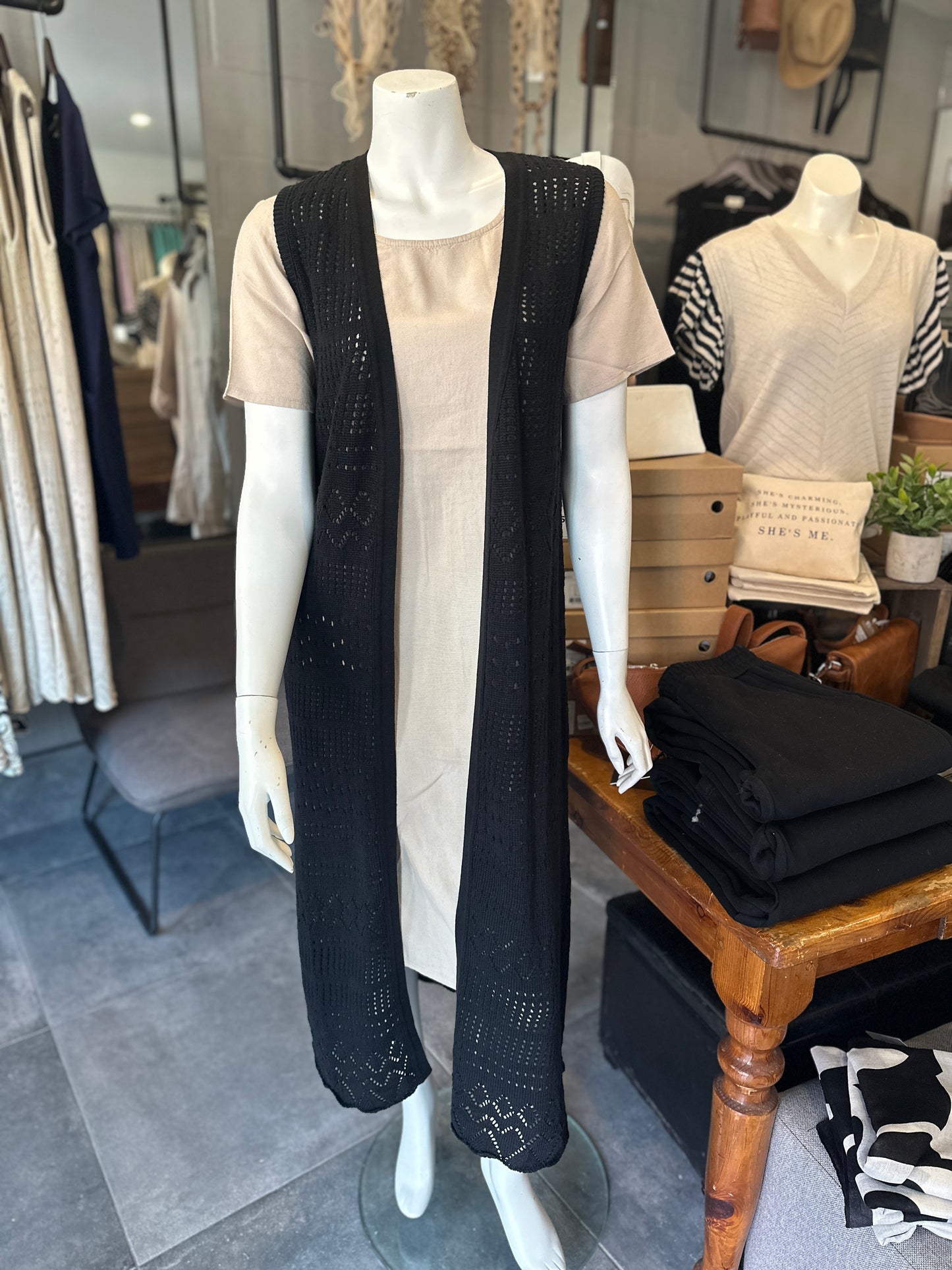 Lola Espeleta Long Knit Vest