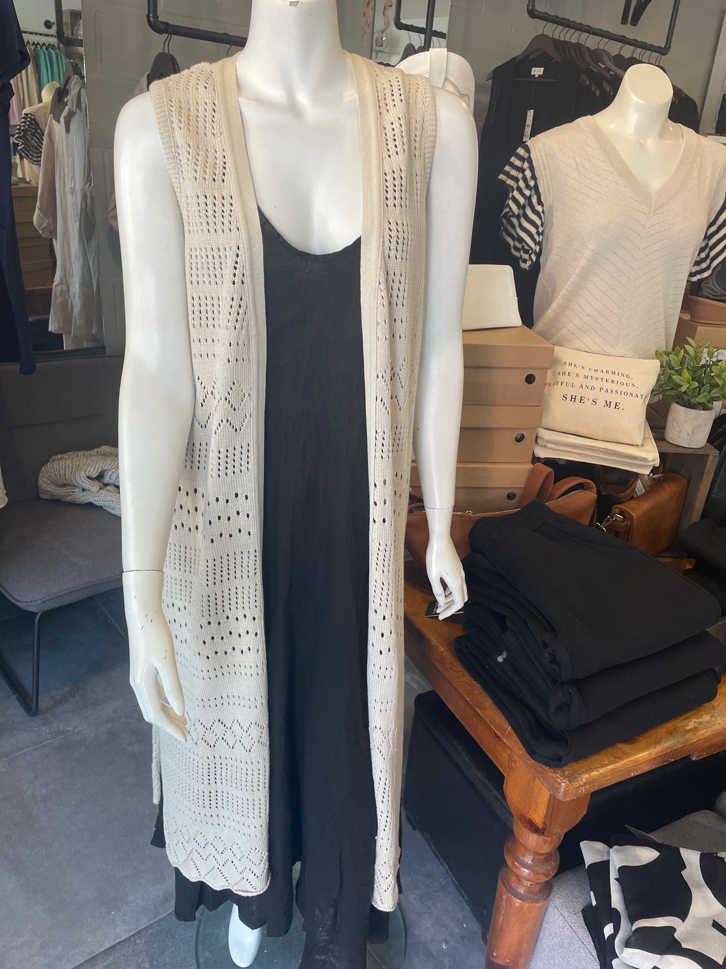 Lola Espeleta Long Knit Vest