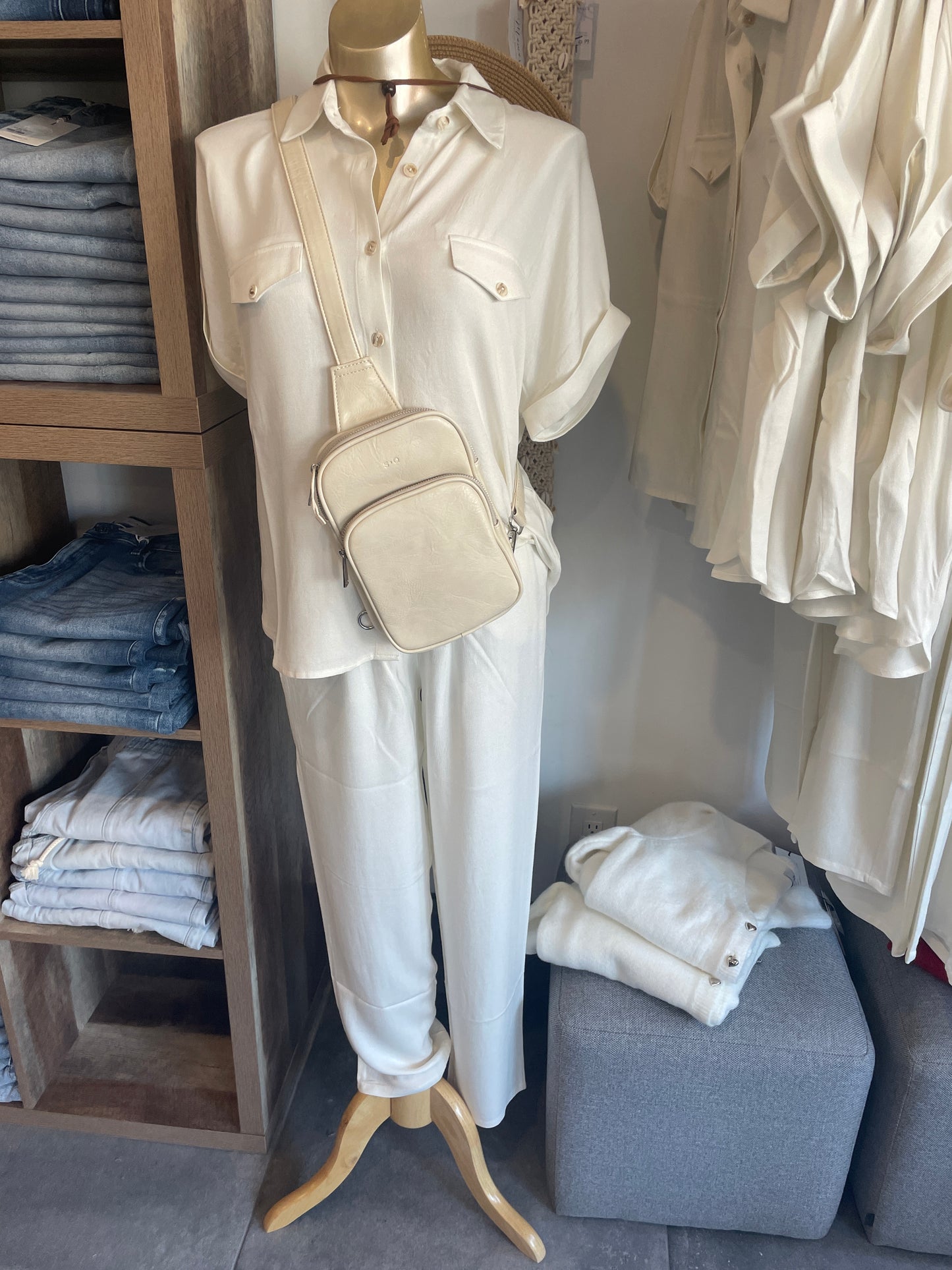 Leisure Blouse in Off-White | Lola Espeleta