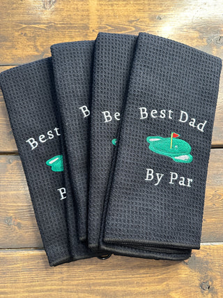 Golf Towel I Best Dad by Par