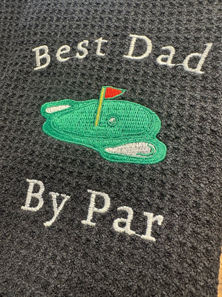 Golf Towel I Best Dad by Par