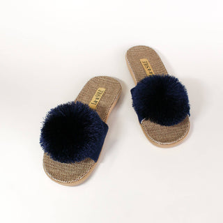 Pom Pom Slides | Navy
