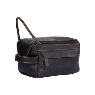 Leather Travel Wash Bag I Greenwood Leather