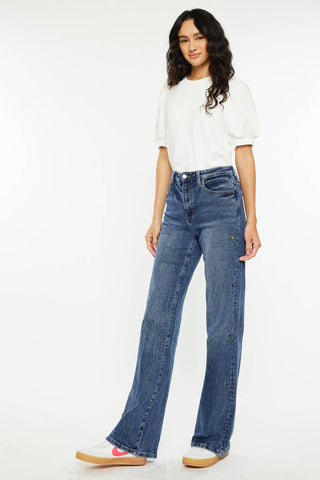 Hailey High Rise 90's Flare I Kancan