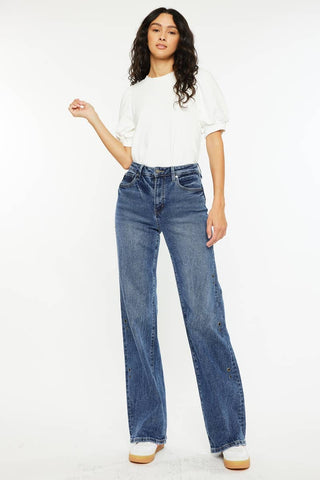 Hailey High Rise 90's Flare I Kancan