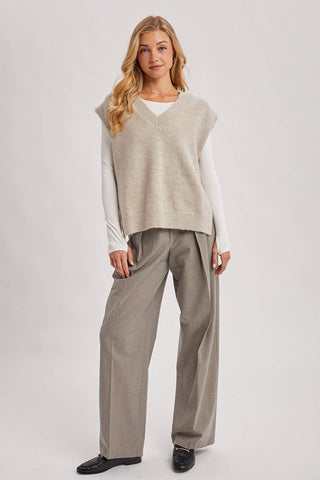 City Layer Oversized Knit Vest