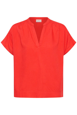 KAgina Blouse - Poppy Red