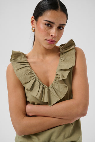 KAdidde Flounce Top | Aloe