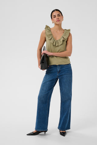 KAdidde Flounce Top | Aloe