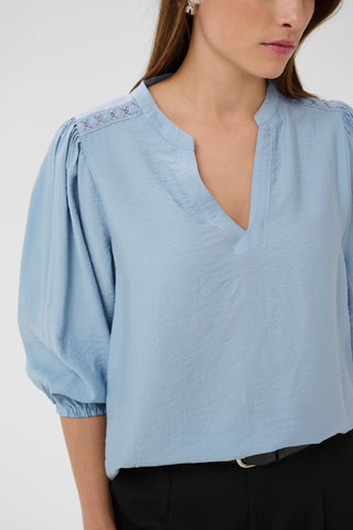 KAalberta Blouse | Blue Fog