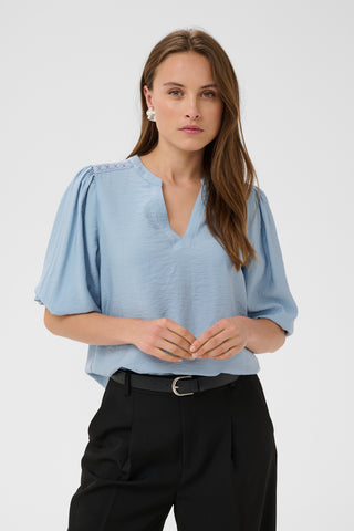 KAalberta Blouse | Blue Fog