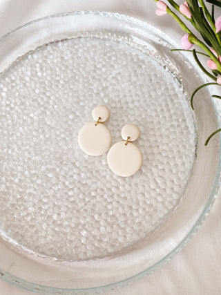 Shelby - Spring Fling Collection - Polymer Clay Earrings: Dried Sage