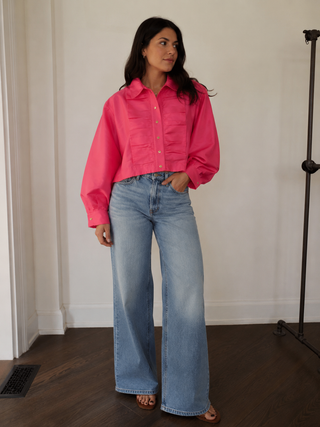 Lilly Sunset Cropped Blouse