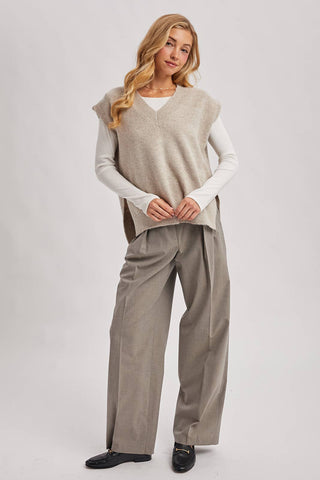 City Layer Oversized Knit Vest
