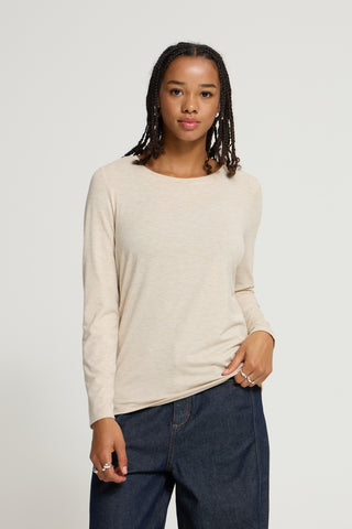 IHrebel Long Sleeve Tshirt | Oatmeal