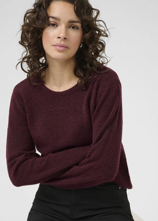 KAniel Crew Neck Pullover - Windsor Wine I Kaffe