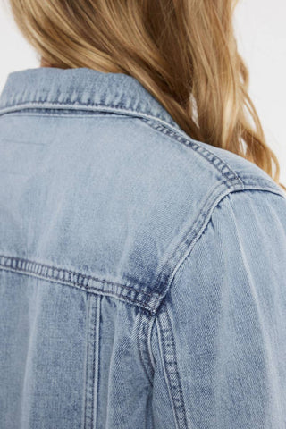 Kancan Marilou Peplum Denim Jacket