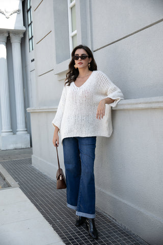 Astrid's Chunky Sweater I Orange Fashion Village