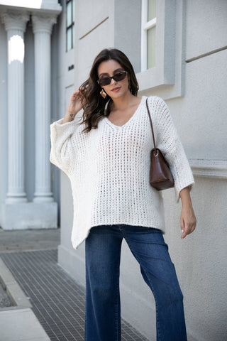 Astrid's Chunky Sweater I Orange Fashion Village
