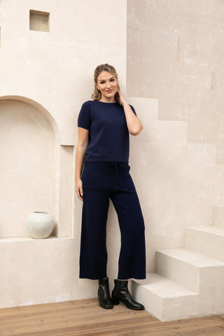 Knit Comfort Pants I Orange Fashion Village