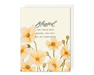Blessed Are Those Who Mourn Card: Single Card