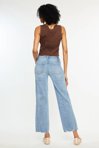 Sonia Mid Rise Straight Jeans