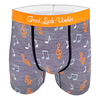 Men's Music Notes Underwear I Good Luck Undies