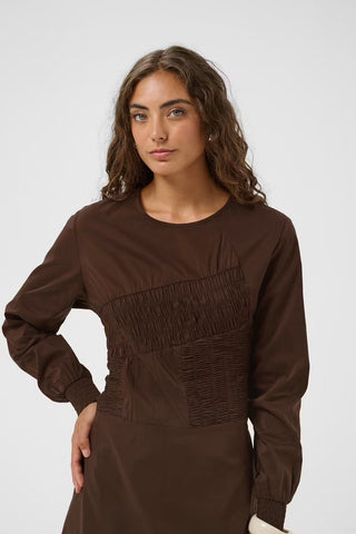 CUajda Antoinett Dress - Coffee Bean