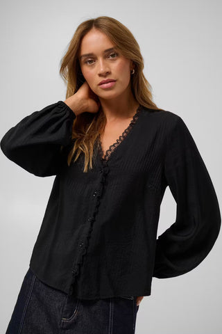KAsollie Blouse - Deep Black