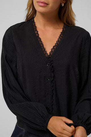 KAsollie Blouse - Deep Black