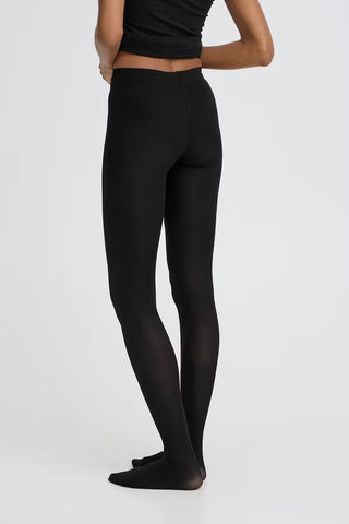 BXwikkan Black Microfiber Stockings - 2 Pack