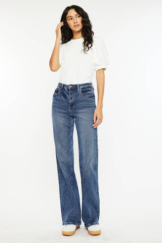Hailey High Rise 90's Flare I Kancan