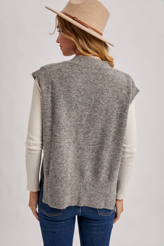 City Layer Oversized Knit Vest