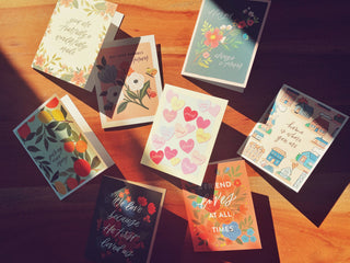 God’s Valentine Card – Playful and Encouraging Illustration: Single Card