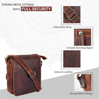 Leather Shoulder Bag Luna I Greenwood Leather