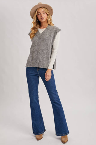 City Layer Oversized Knit Vest