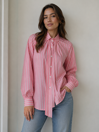 Wisteria Stripe Blouse
