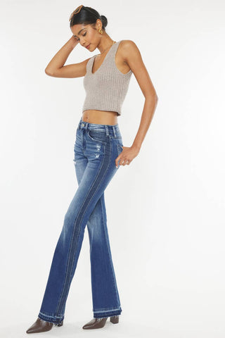 Kancan Clemont High Rise Flare Jeans