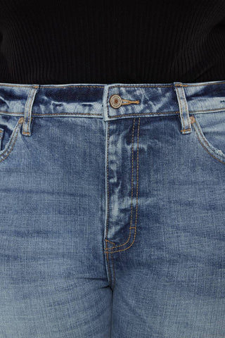 Tilda High Rise Slim Fit Straight Leg Jeans I Kancan