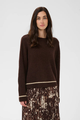 CUnova Katrina Pullover - Coffee Bean Melange