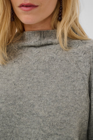 CUmonia Pullover | Mid Grey Melange