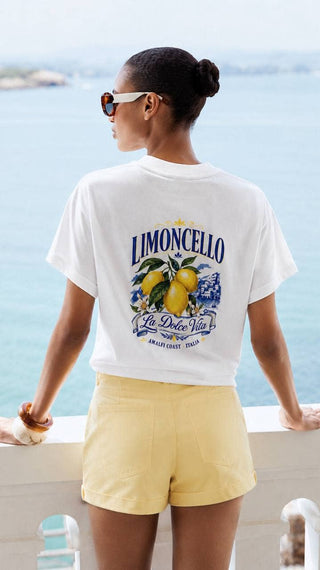 Amalfi "Limoncello & Ciao Bella" Graphic Tee