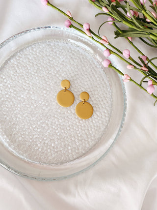 Shelby - Spring Fling Collection - Polymer Clay Earrings: Dried Sage