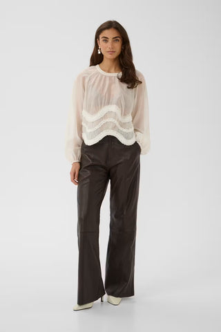 CUshana Blouse- Black & Cream