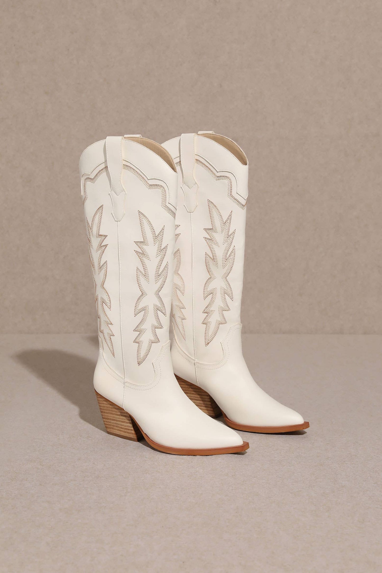 Miracle Miles Indigo Cowgirl Boot | White