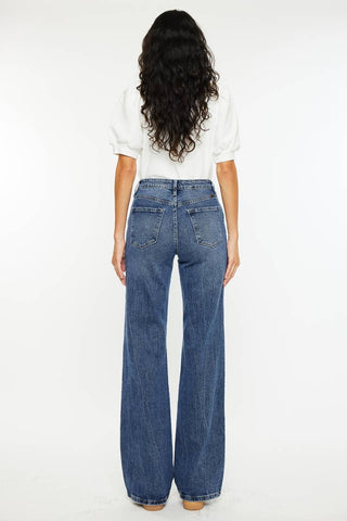 Hailey High Rise 90's Flare I Kancan