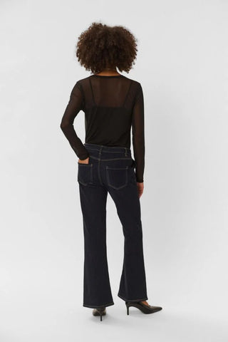 CUlaya Mesh Blouse - Black